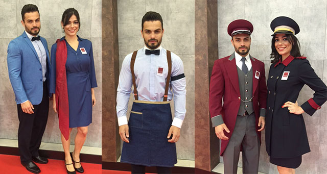 Uniformes de hotéis